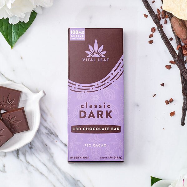 Classic Dark CBD Chocolate Bar